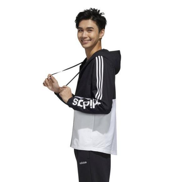 Adidas Men's Essentials Colorblocked Windbreaker - Picture 5 of 8